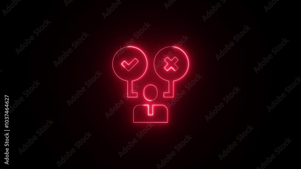 Leadership Neon Icon. Staff management. Group of people with cogwheels. Contour symbol. Leadership Neon Icon. Staff management. Group of people with cogwheels. Contour symbol.