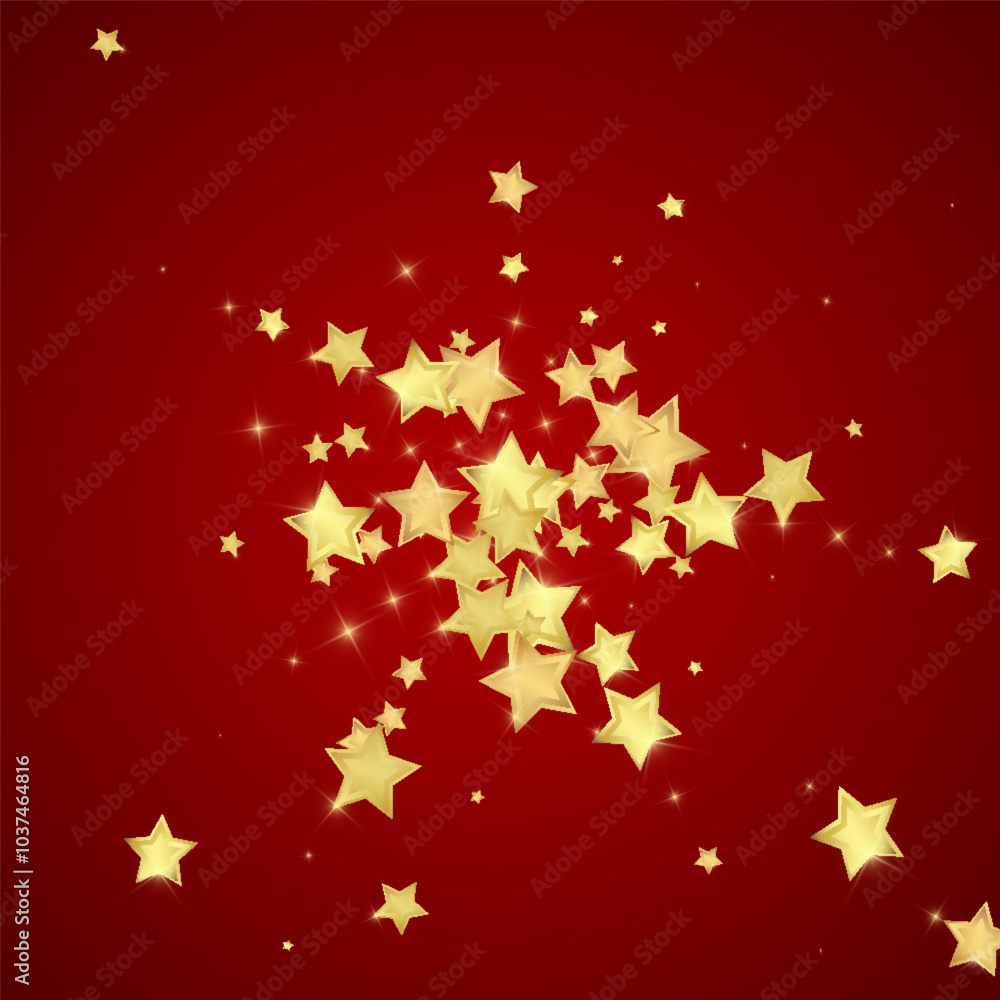 Magic stars vector overlay. Gold stars scattered Magic stars vector overlay. Gold stars scattered
