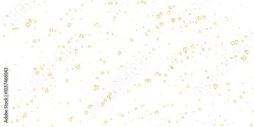 Christmas spirit. Scattered falling stars.