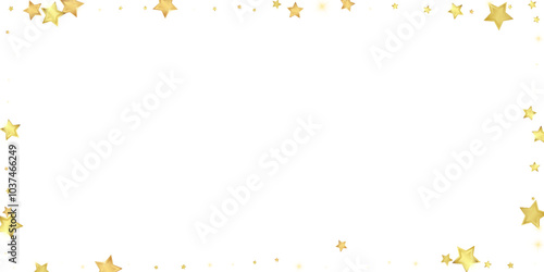 Magic stars vector overlay.  Gold stars scattered