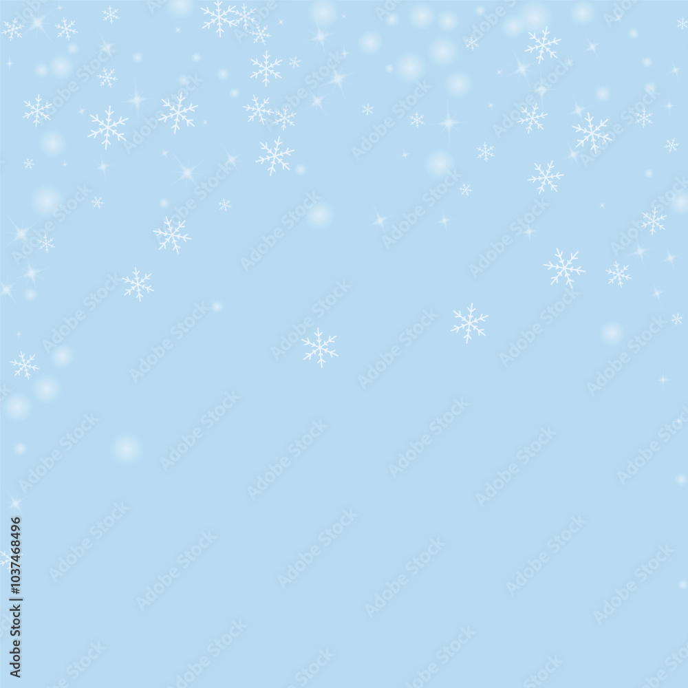 Magic falling snow christmas background. Subtle Magic falling snow christmas background. Subtle