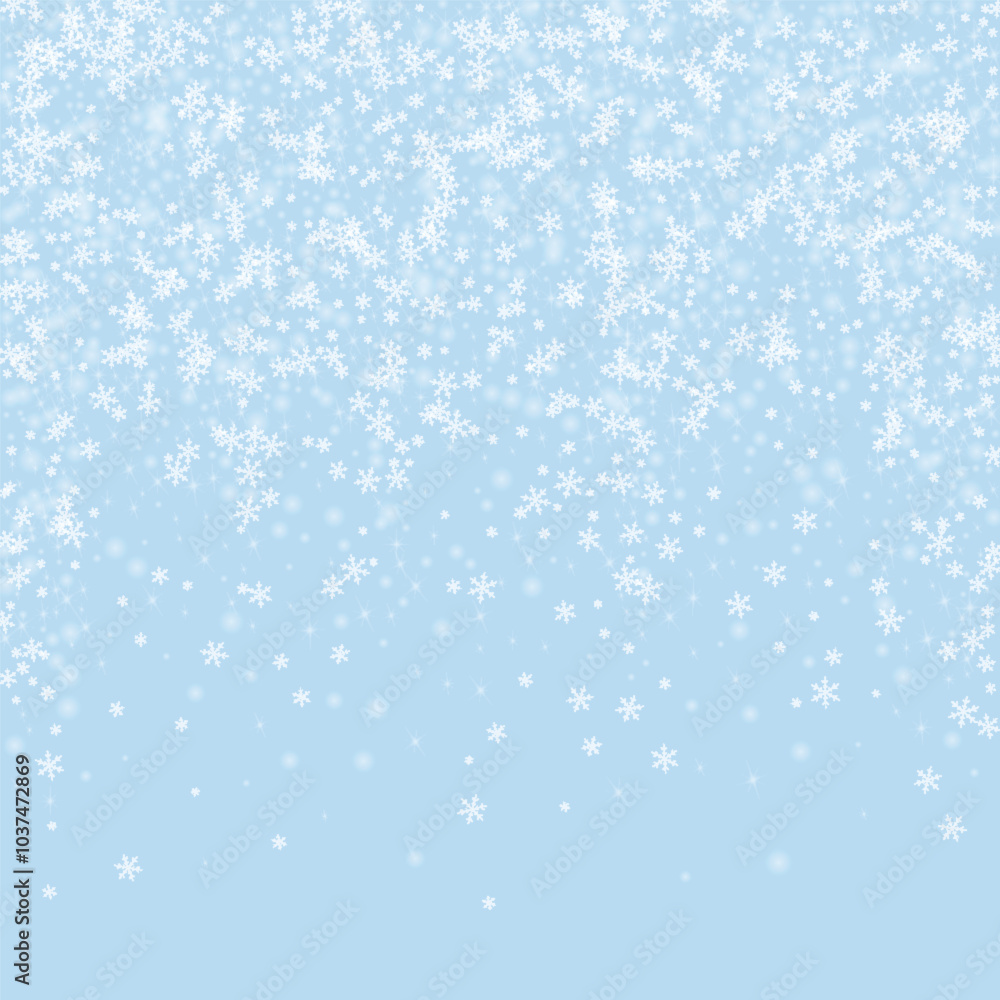 Falling snowflakes christmas background. Subtle Falling snowflakes christmas background. Subtle