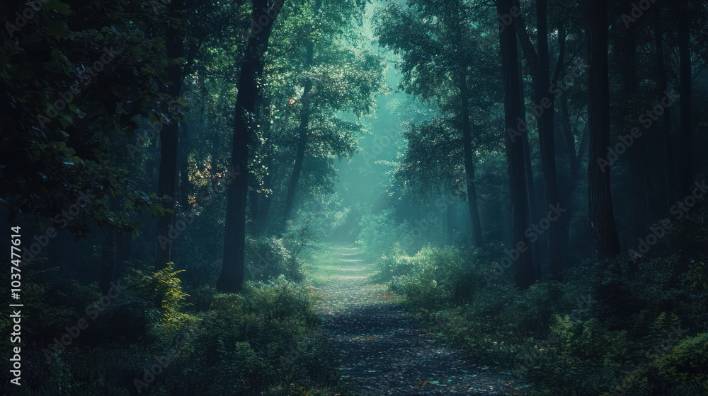 Mysterious Forest Path Mysterious Forest Path