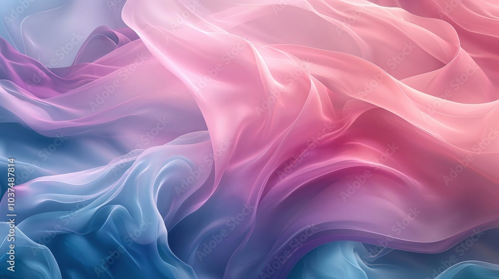 Obraz premium Colorful Abstract Flowing Background Design