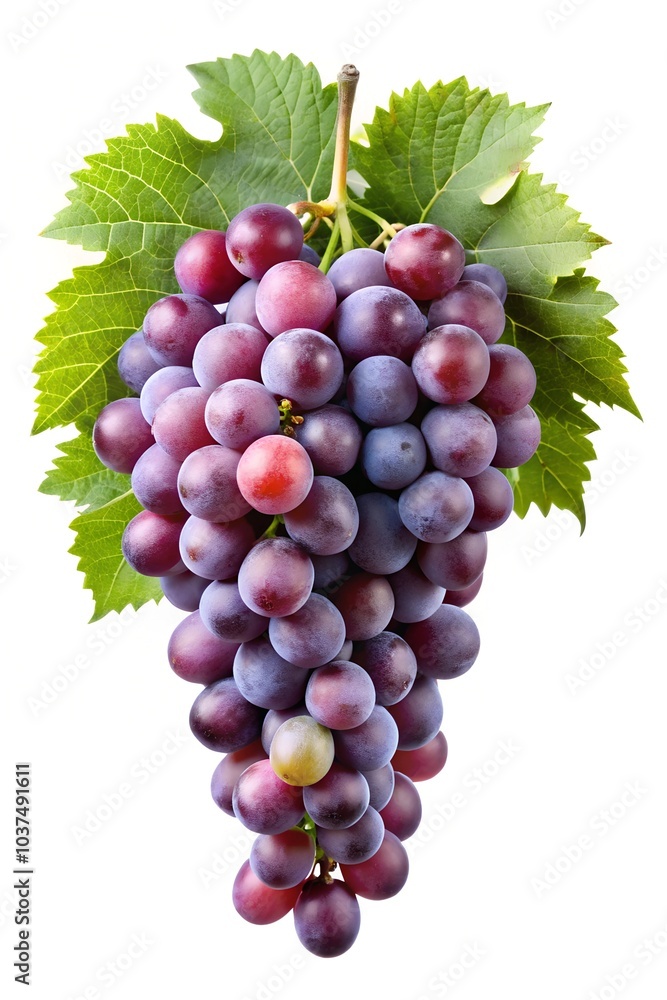 Fototapeta premium bunch of grapes isolated on white