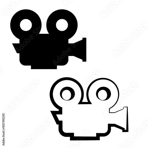 video camera recording symbol