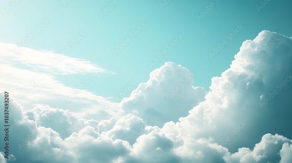 Soft Clouds Against a Clear Blue Sky Soft Clouds Against a Clear Blue Sky