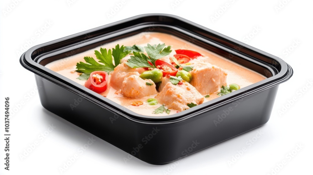 Black Rectangular Plastic Food Container with Dish Black Rectangular Plastic Food Container with Dish