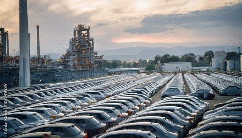 Wallpaper Mural Automobile Production Industry Portrait Torontodigital.ca