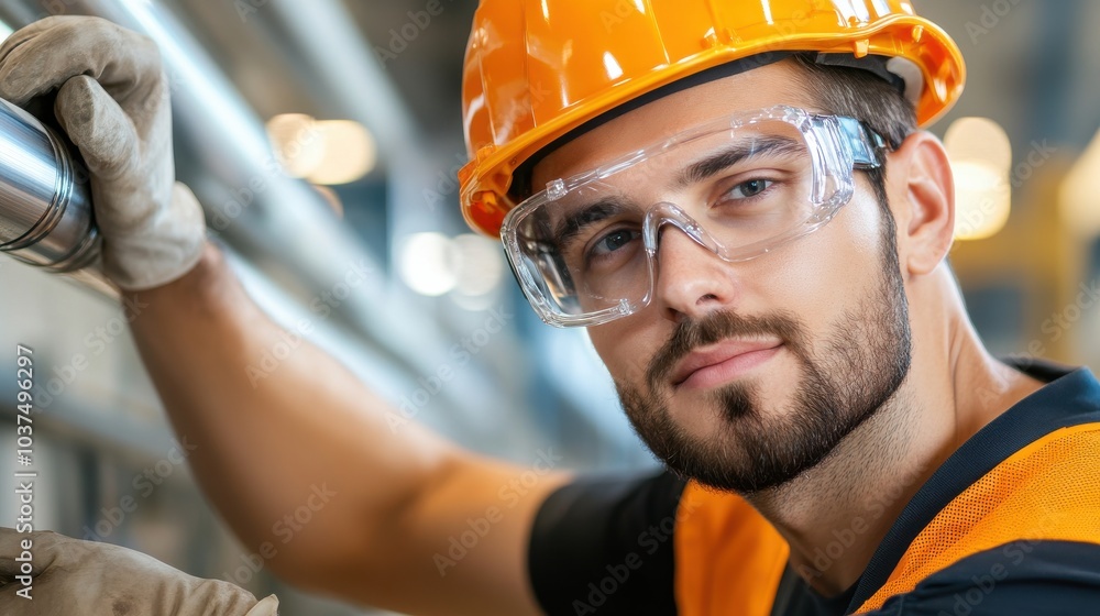 Confident Middle-Aged Businessman in Work Environment Confident Middle-Aged Businessman in Work Environment
