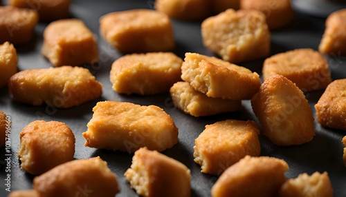 Closeup of Crispy Golden Brown Crackers