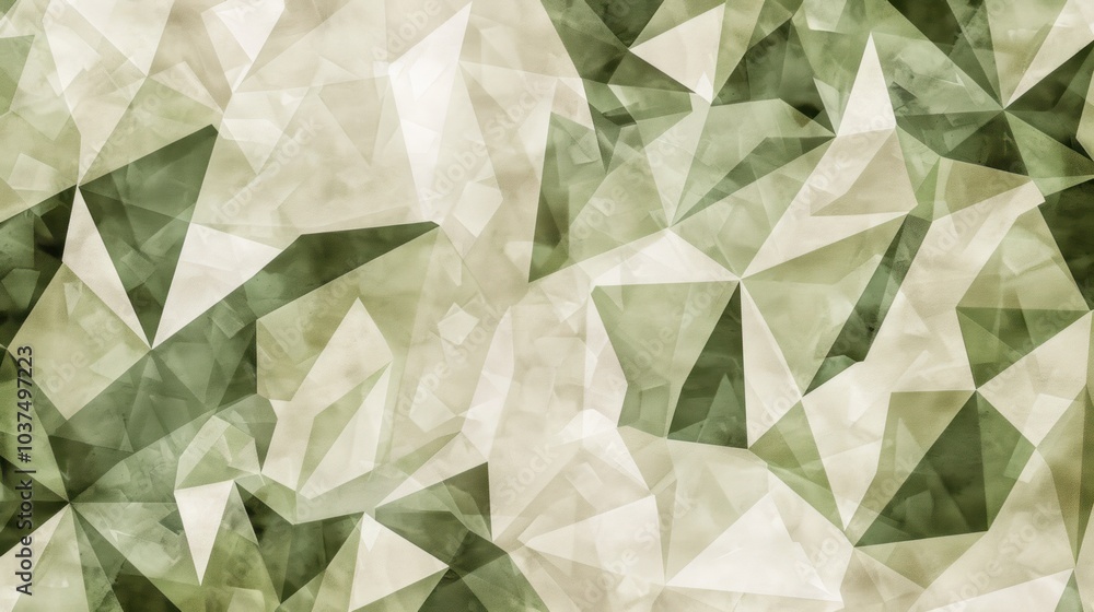 Abstract Green Geometric Pattern Abstract Green Geometric Pattern