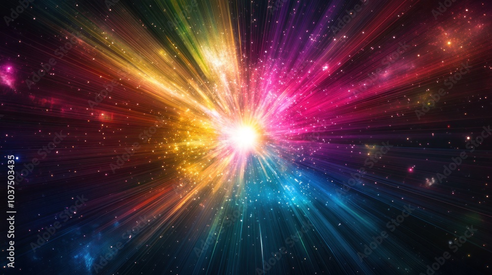 Obraz premium Cosmic Burst