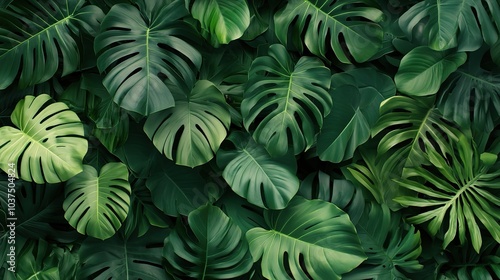 Wallpaper Mural Lush Tropical Greenery for Nature Lovers Torontodigital.ca