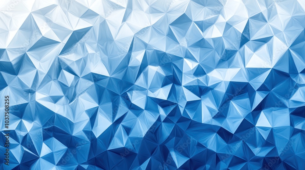 Abstract Blue Geometric Background Abstract Blue Geometric Background