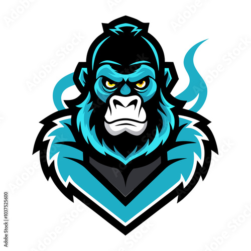 A scary tribal lion head, a vector illustration with a kingly design