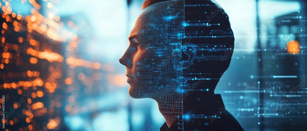 Business leaders discussing the implications of generative AI in a modern conference room, engaging in debates about technology Business leaders discussing the implications of generative AI in a modern conference room, engaging in debates about technology
