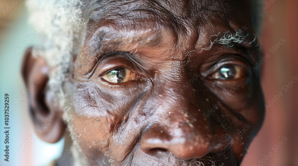Close-up Portrait of an Elderly Man Close-up Portrait of an Elderly Man