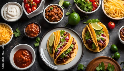 Delicious Tacos with Toppings