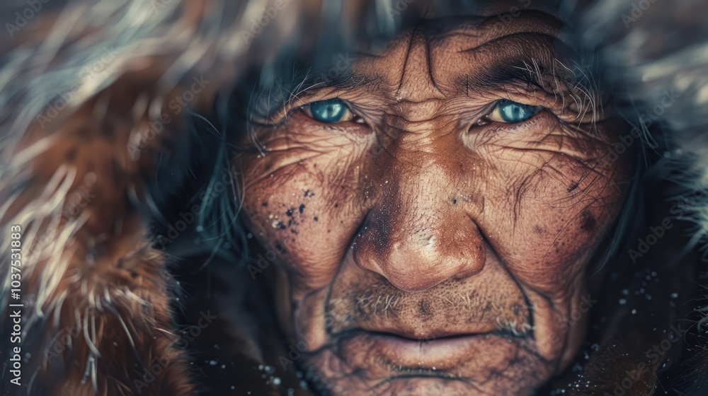 Close-up Portrait of an Elderly Man Close-up Portrait of an Elderly Man