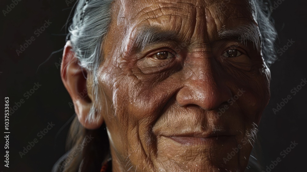 Close-up Portrait of an Elderly Man Close-up Portrait of an Elderly Man