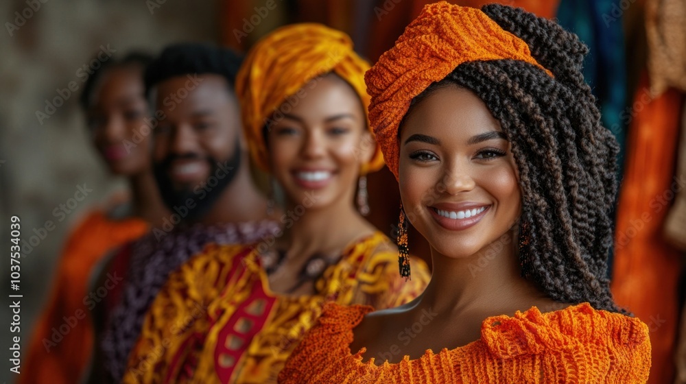 Diverse group of fashion designers collaborating on a collection, representing the fusion of global cultures in the fashion industry Diverse group of fashion designers collaborating on a collection, representing the fusion of global cultures in the fashion industry