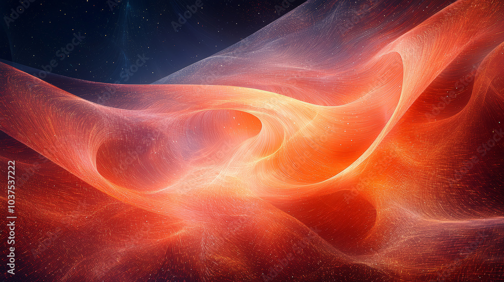 Fototapeta premium A visual representation of the Lorenz Equation, illustrating the complex dynamics of chaos theory. Generative AI