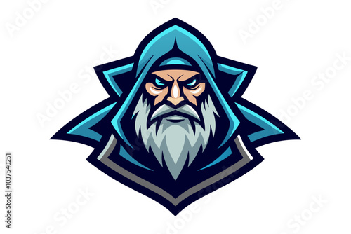 Jesus Christ vector on a cross illustration with a skull tattoo design, a symbolic and gothic art emblem