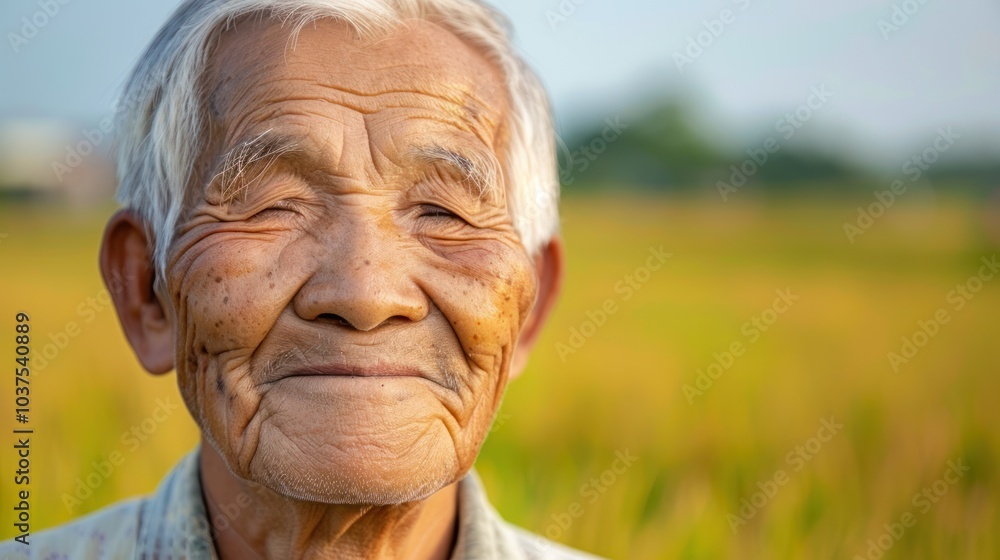 Portrait of a smiling elderly man Portrait of a smiling elderly man