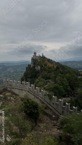 San Marino , Italy , Castle tower