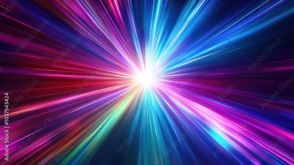 Abstract Light Burst Abstract Light Burst