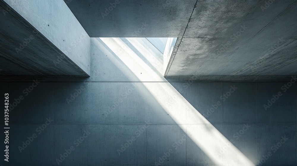 Obraz premium Light in Concrete Architecture