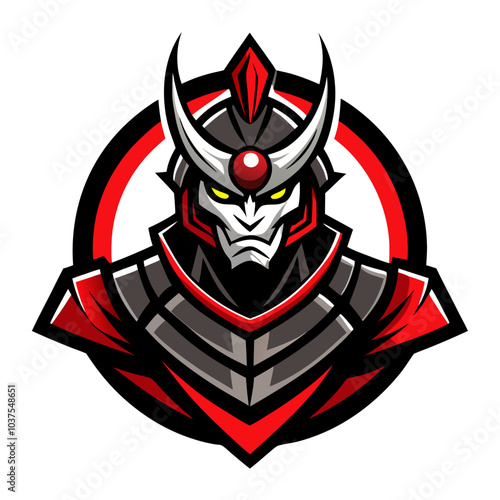 This vector illustration shows a cartoon red devil skull with wings, a symbol often used in Halloween or evil themed designs and tattoos