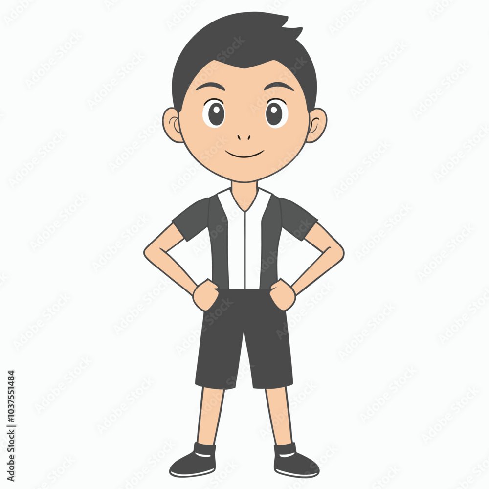 Boy Yoga Outline Vector Illustration | Minimalist Line Art on White Background Boy Yoga Outline Vector Illustration | Minimalist Line Art on White Background