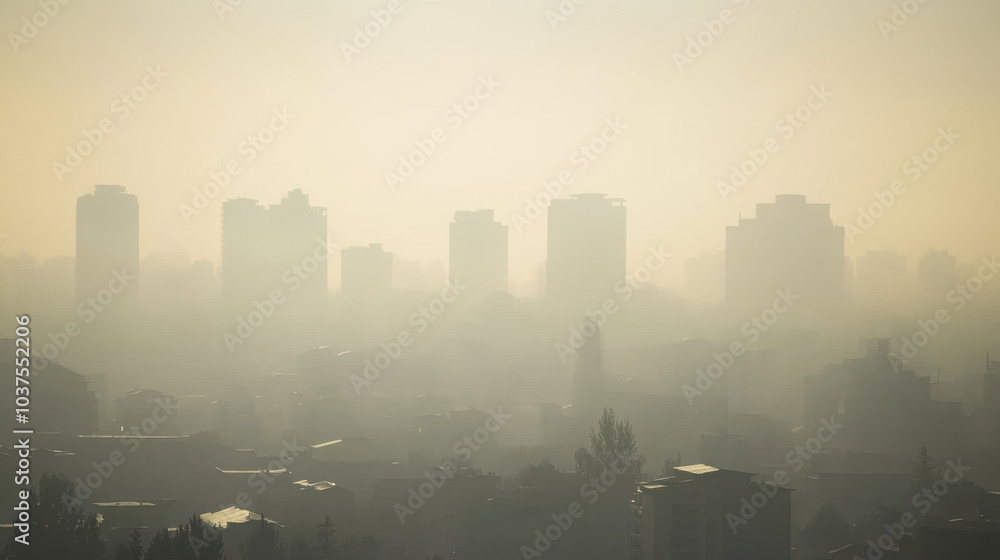 Naklejka premium Air Pollution
