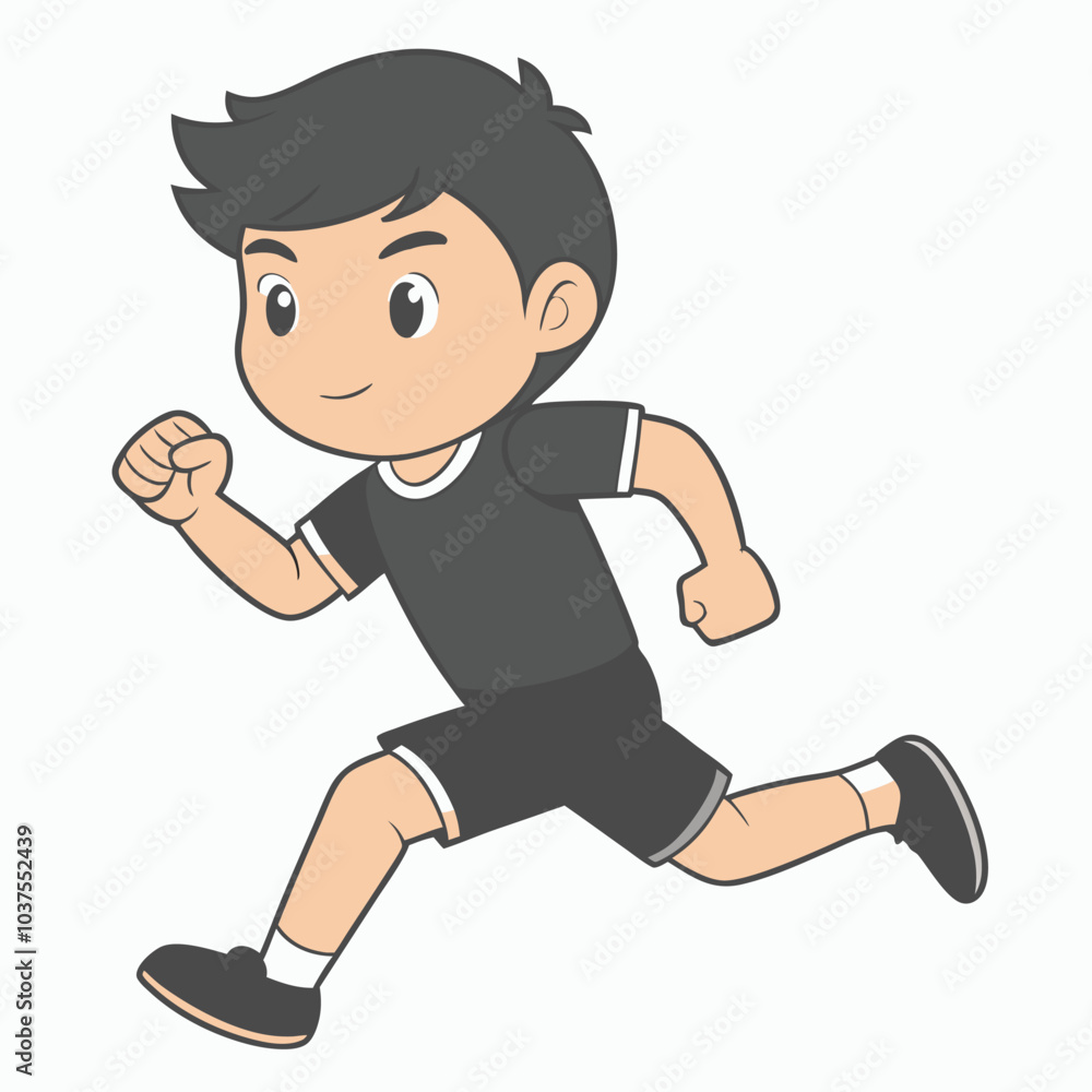 Child Playing Game Outline Vector Illustration | Minimalist Line Art on White Background Child Playing Game Outline Vector Illustration | Minimalist Line Art on White Background