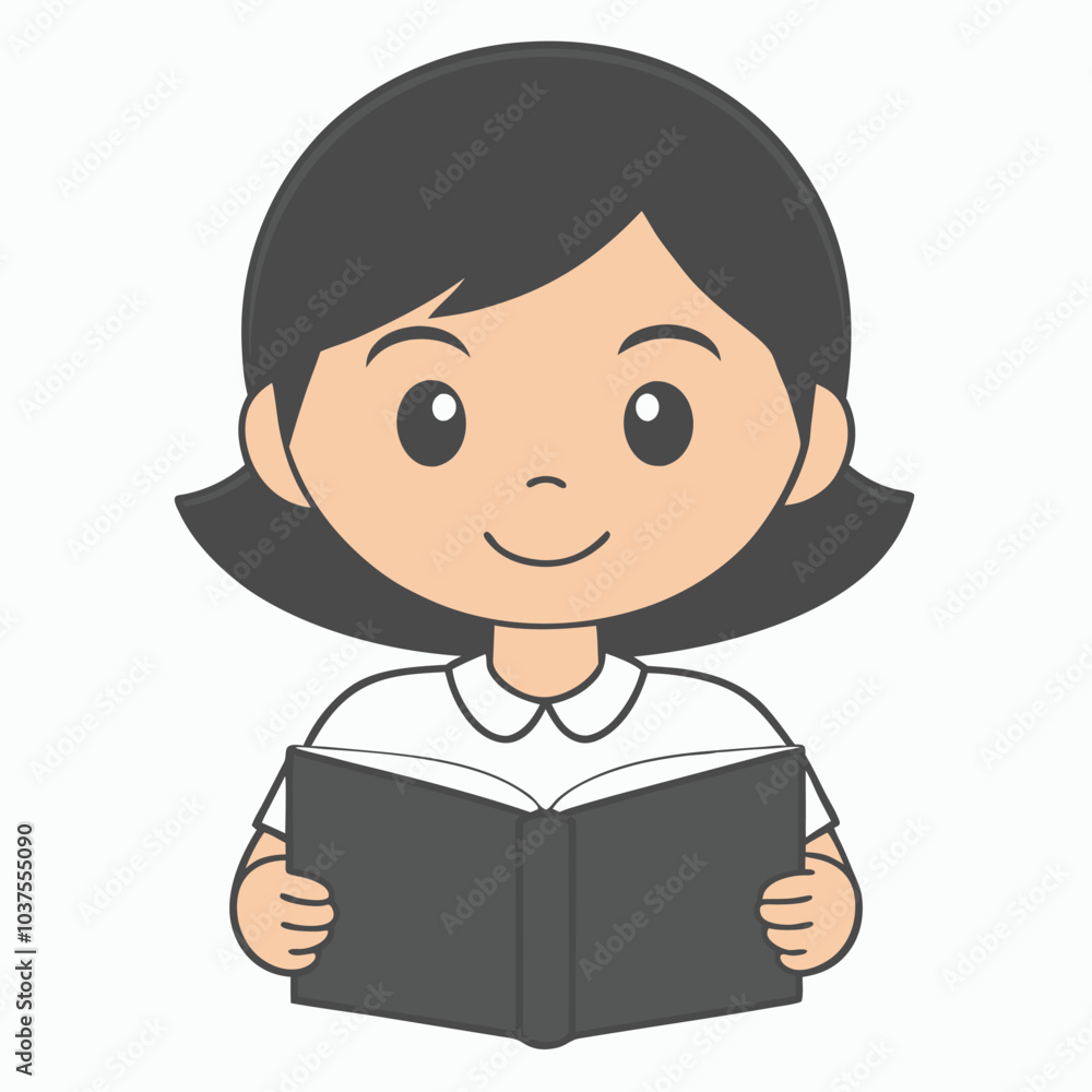 Child Playing Game Outline Vector Illustration | Minimalist Line Art on White Background Child Playing Game Outline Vector Illustration | Minimalist Line Art on White Background