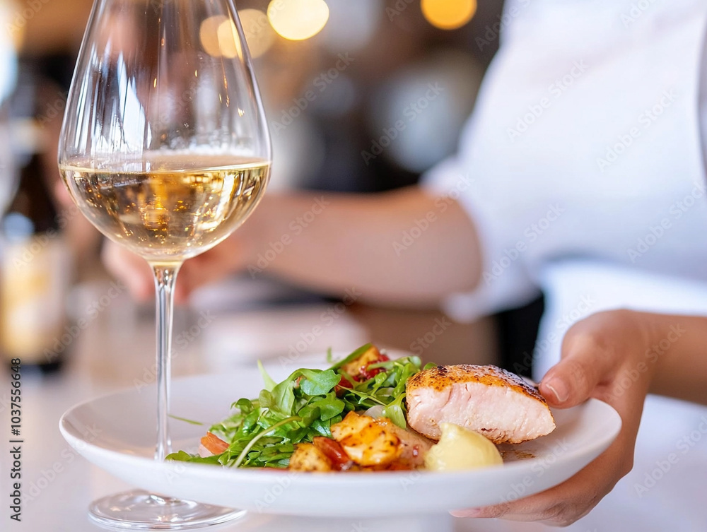 Waiter Serving Group Of Female Friends Meeting For Drinks And Food In Restaurant
Waiter Serving Group Of Female Friends Meeting For Drinks And Food In Restaurant