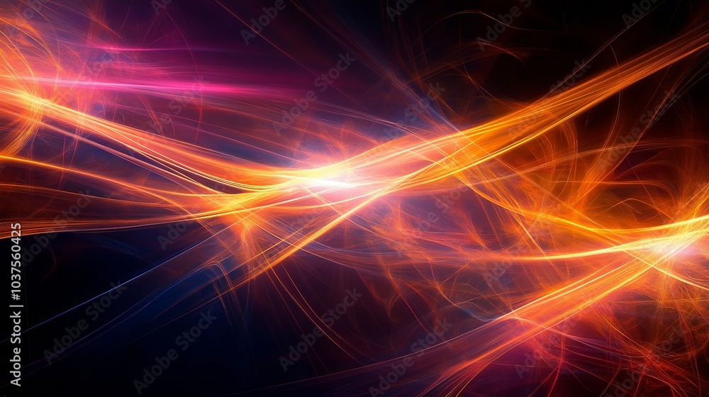 Fototapeta premium abstract fractal light background