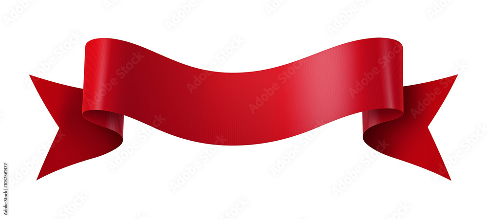 illustration of isolated red ribbon bow banner illustration of isolated red ribbon bow banner
