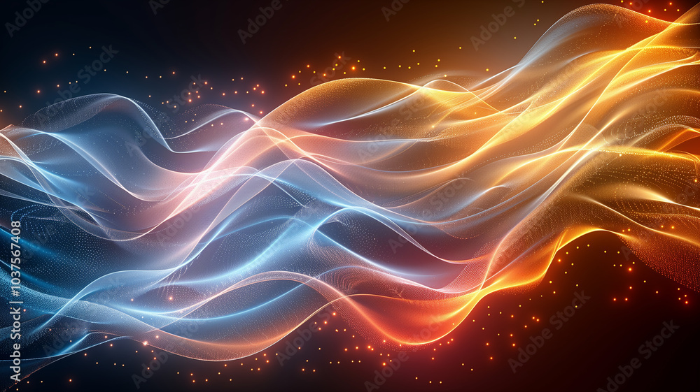 Energy of realms. Colorful, shiny and sparkling Waves. 3d rendering. Wave. Abstract 3D Background, flowing texture. Nice waves. Dynamic Flowing backdrop. Energy of realms. Colorful, shiny and sparkling Waves. 3d rendering. Wave. Abstract 3D Background, flowing texture. Nice waves. Dynamic Flowing backdrop.
