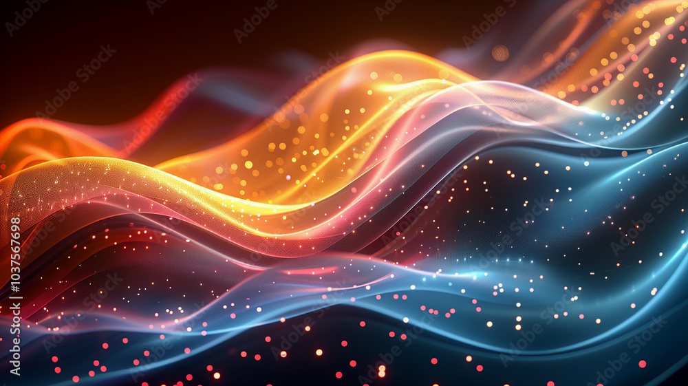 Energy of realms. Colorful, shiny and sparkling Waves.3d rendering. Wave. Abstract 3D Background, flowing texture. Nice pink waves. Dynamic Flowing backdrop. Energy of realms. Colorful, shiny and sparkling Waves.3d rendering. Wave. Abstract 3D Background, flowing texture. Nice pink waves. Dynamic Flowing backdrop.