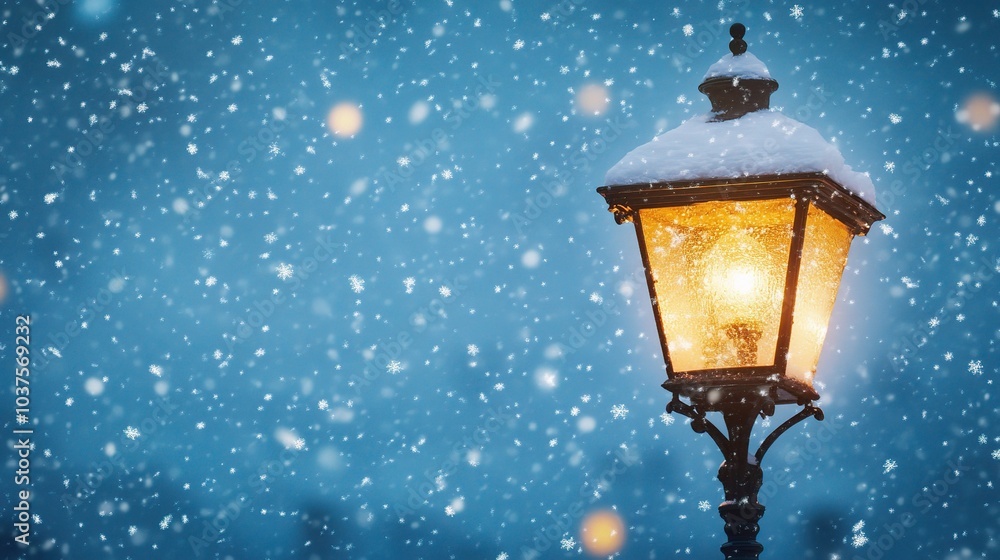 Snowy Night Lantern Glow Snowy Night Lantern Glow