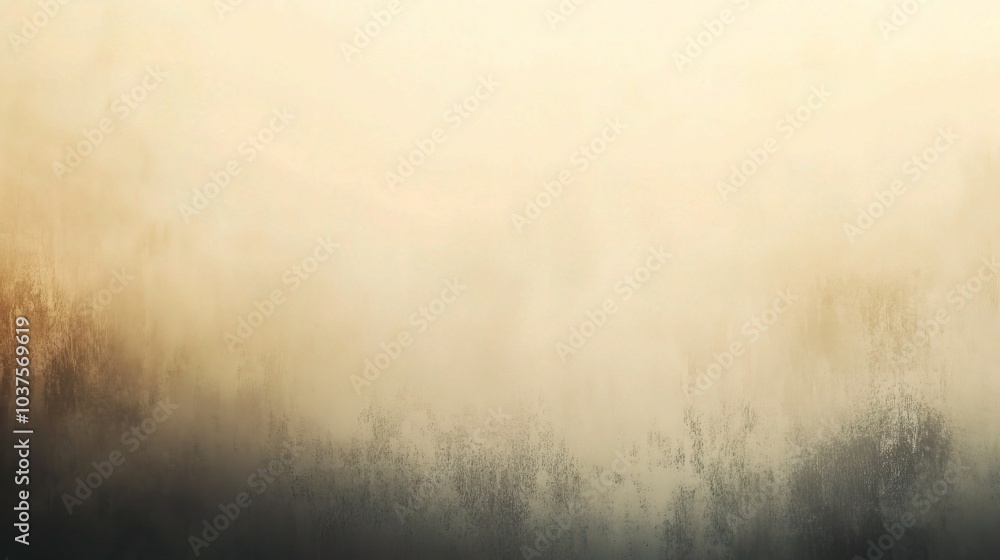 Fototapeta premium Golden Hour Mist: A soft, ethereal landscape of golden light and misty air, blurring the horizon and creating a sense of mystery and tranquility.