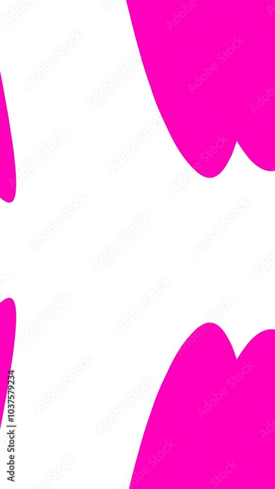 Abstract curvy background animation with black white and pink colors Abstract curvy background animation with black white and pink colors