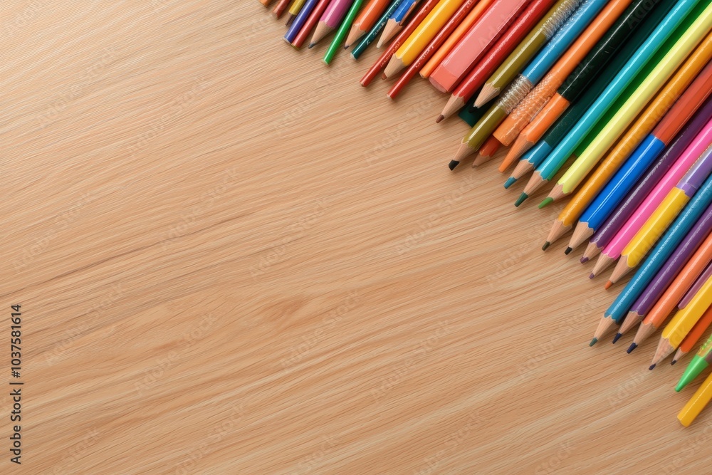 The concept of going back to school is presented in a frame of school supplies on a wooden background. The concept of going back to school is presented in a frame of school supplies on a wooden background.