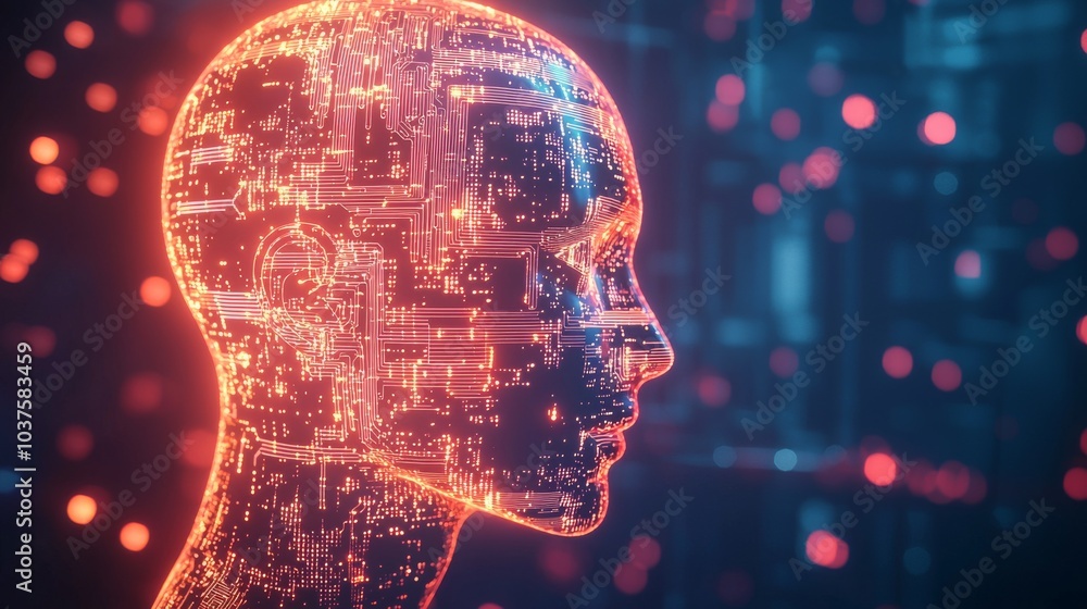 In a 3D rendering, a machine learning process involving stock, deep data mining, and machine learning is shown In a 3D rendering, a machine learning process involving stock, deep data mining, and machine learning is shown