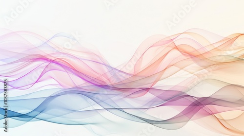 Abstract Colorful Waves