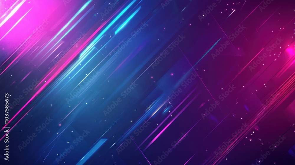 Obraz premium Abstract Neon Lights