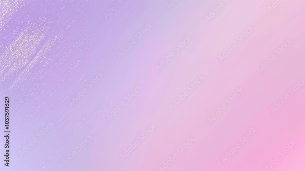 Fototapeta premium A pastel gradient background transitioning from lavender to pale pink